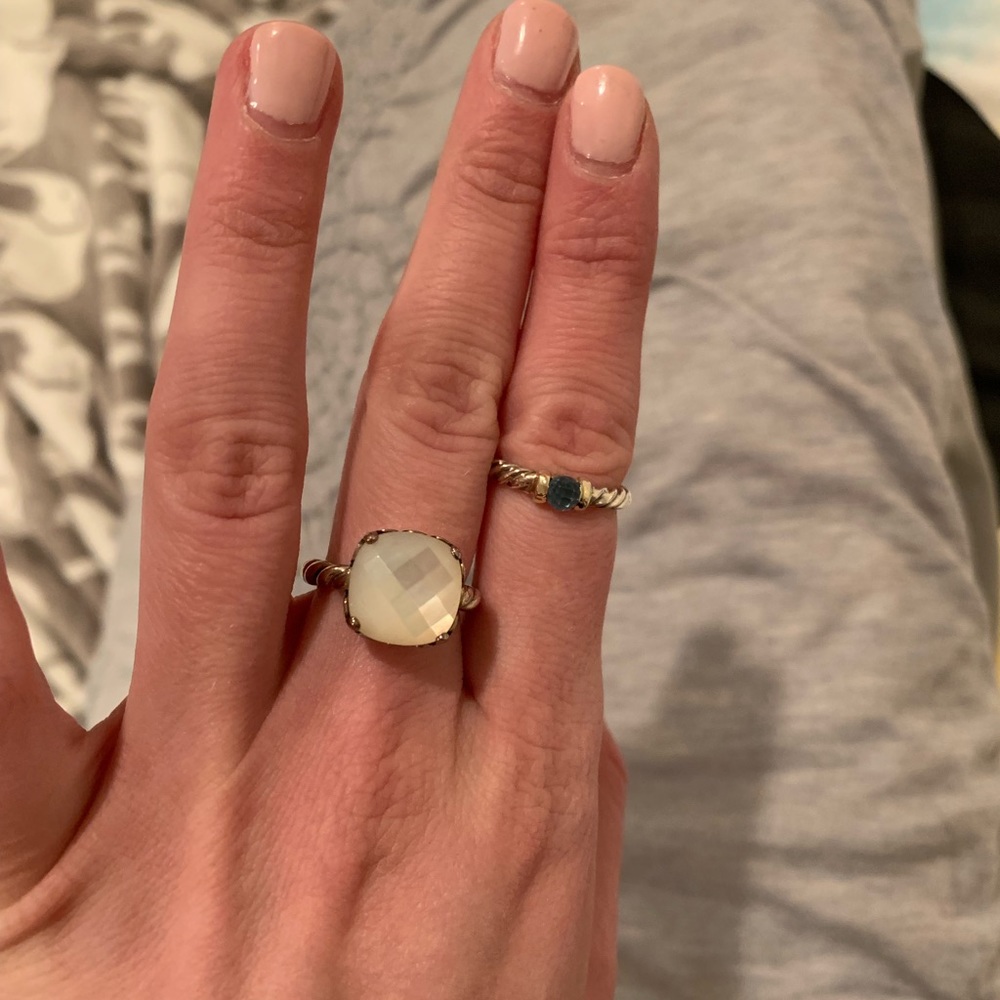 Pandora ring mother pearl